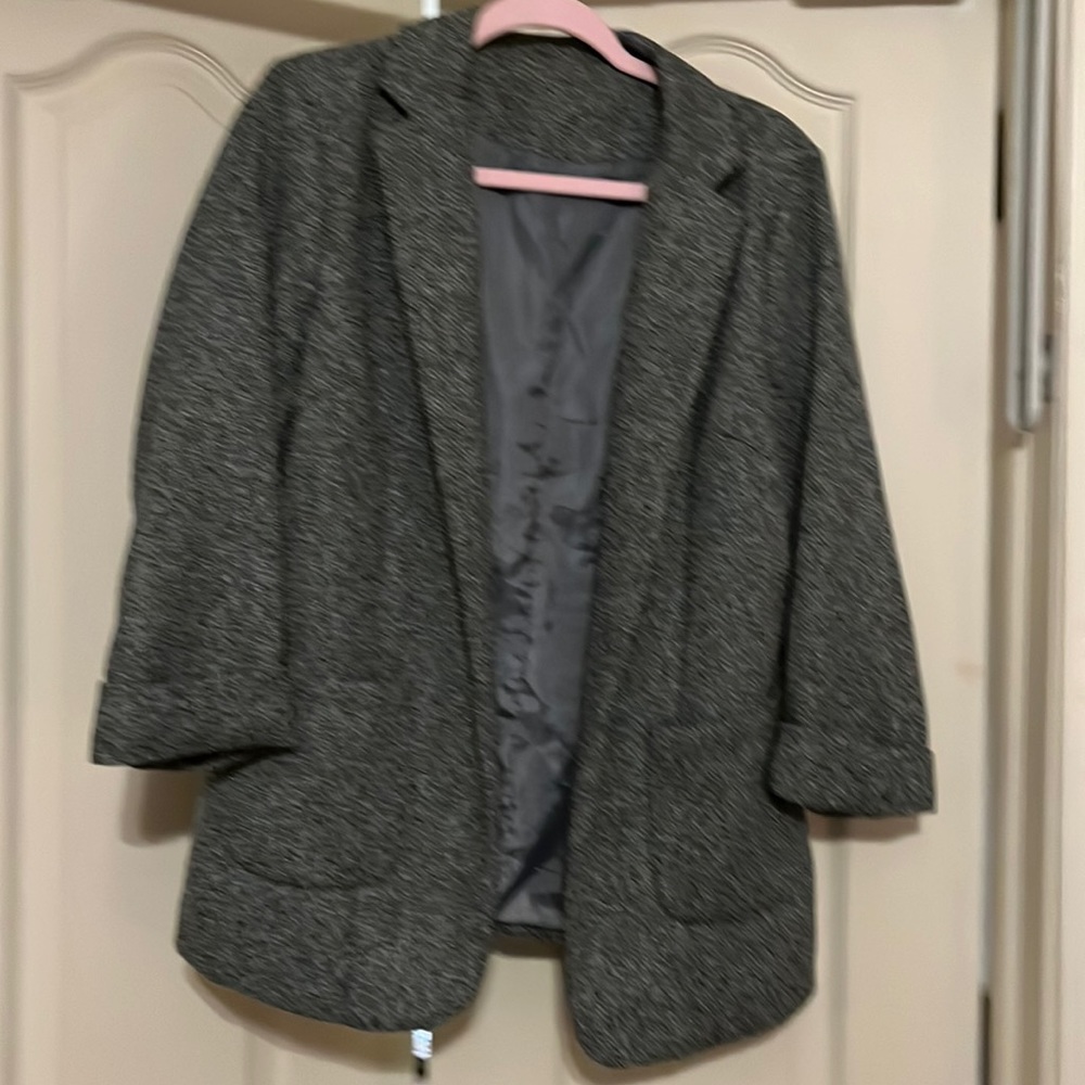Grey Jacket 3/4 Sleeve